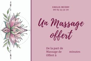 Image de la carte cadeau et contact